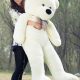 160 cm Beyaz Peluş Ayı